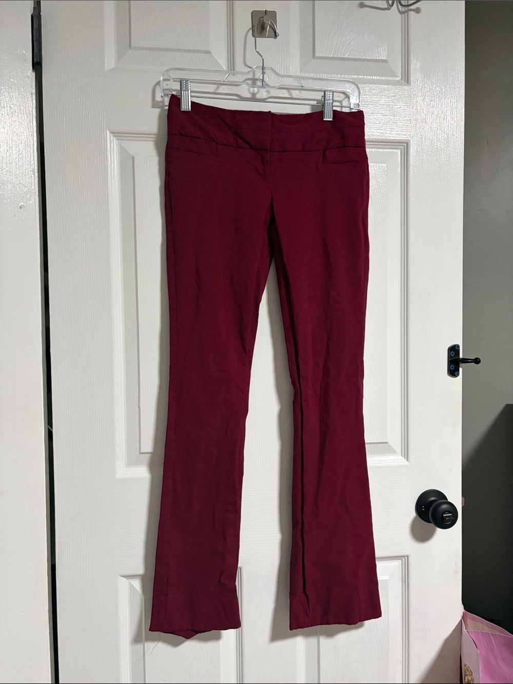 The Limited Burgundy Stretch Pants